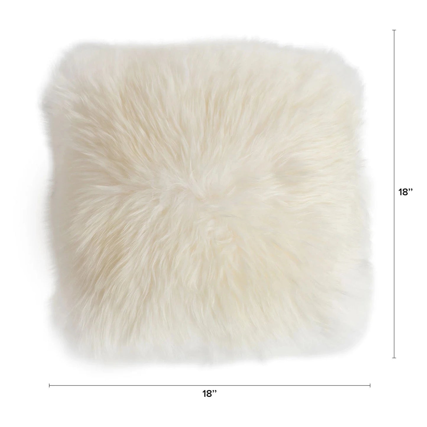 Homio Decor Australian Sheepskin Pillowcase - Ivory
