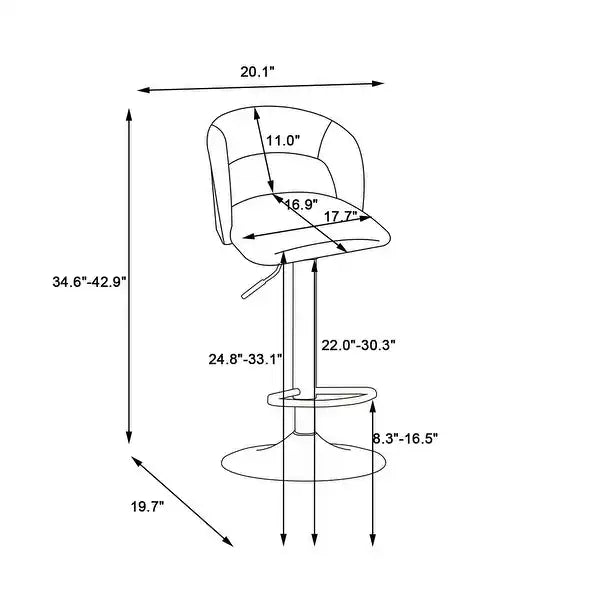 Homio Decor Avanti Bar Stool