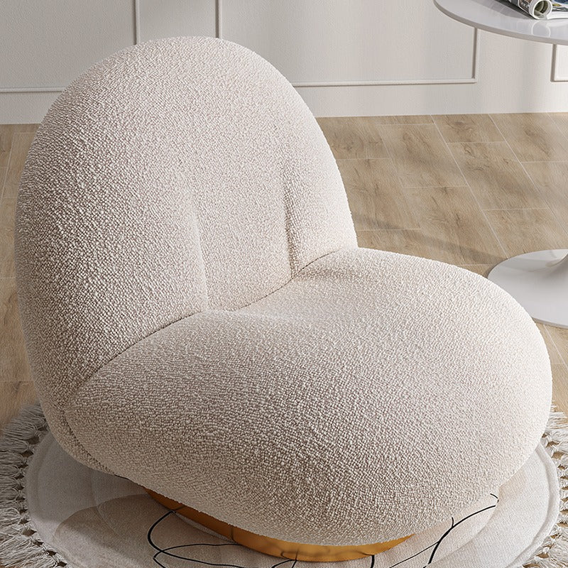 Bean Shaped Boucle Chair - Homio Decor