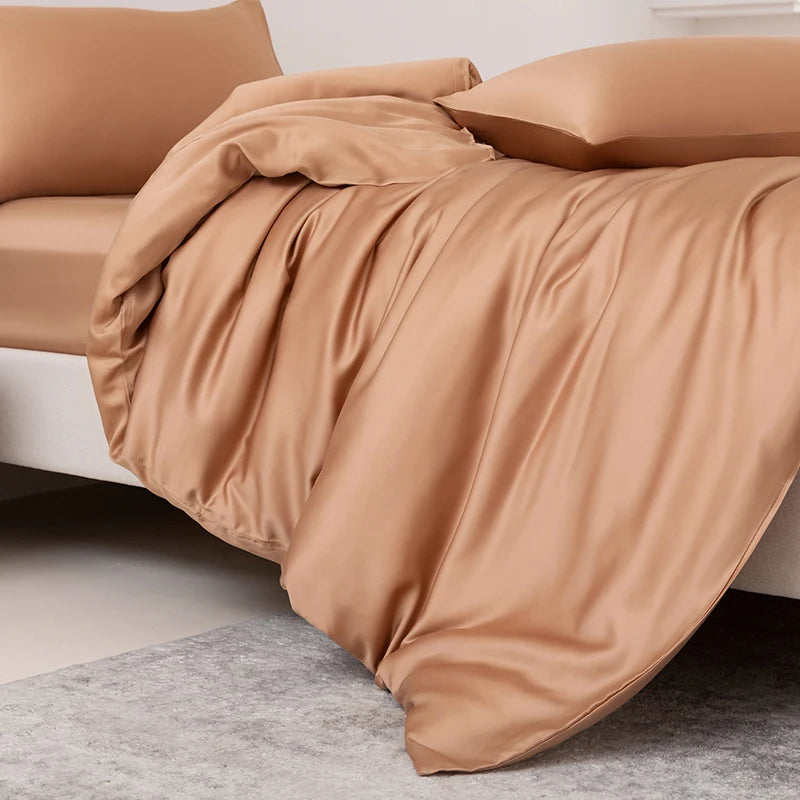Homio Decor Bedroom 100% Mulberry Silk Bedding Set