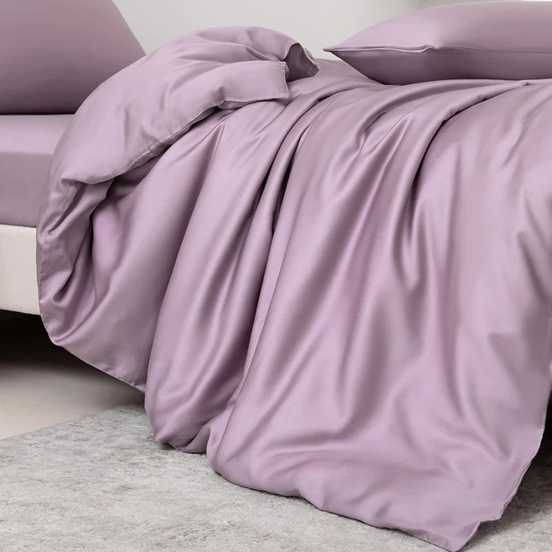 Homio Decor Bedroom 100% Mulberry Silk Bedding Set