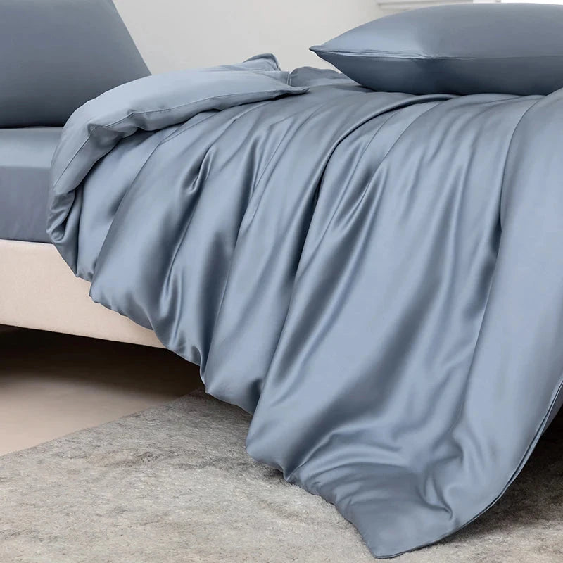 Homio Decor Bedroom 100% Mulberry Silk Bedding Set