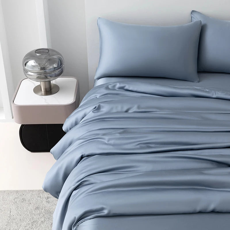Homio Decor Bedroom 100% Mulberry Silk Bedding Set