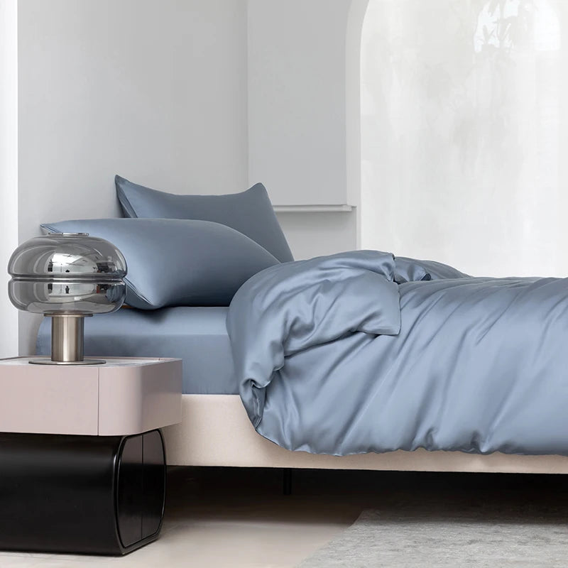 Homio Decor Bedroom 100% Mulberry Silk Bedding Set