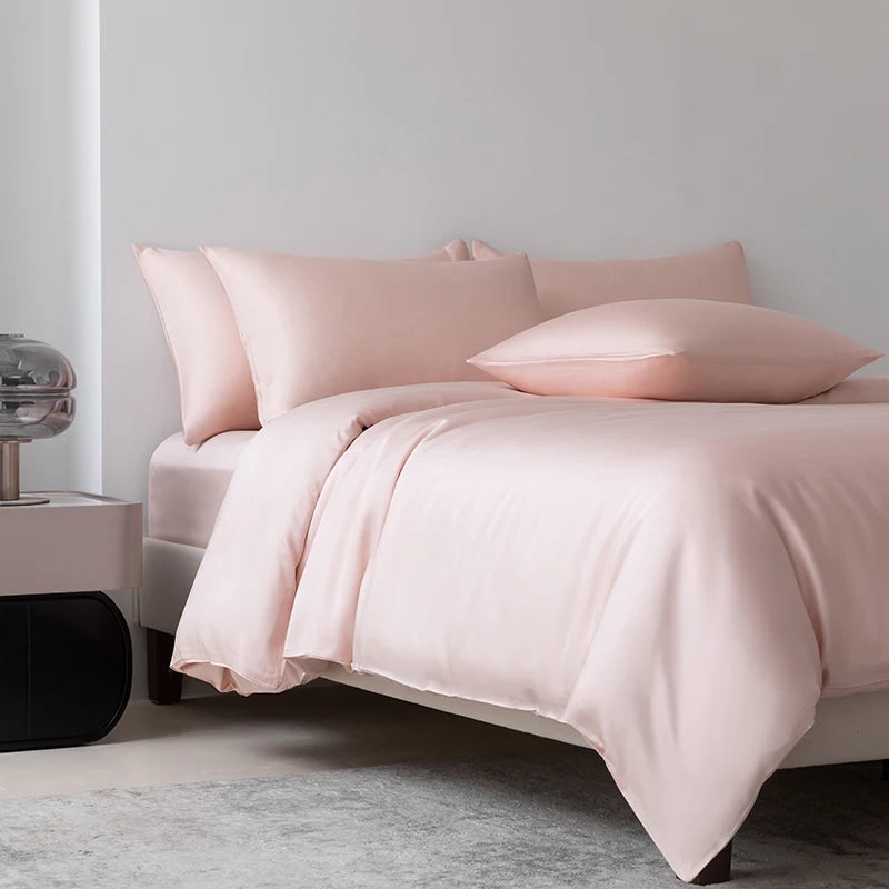 Homio Decor Bedroom 100% Mulberry Silk Bedding Set