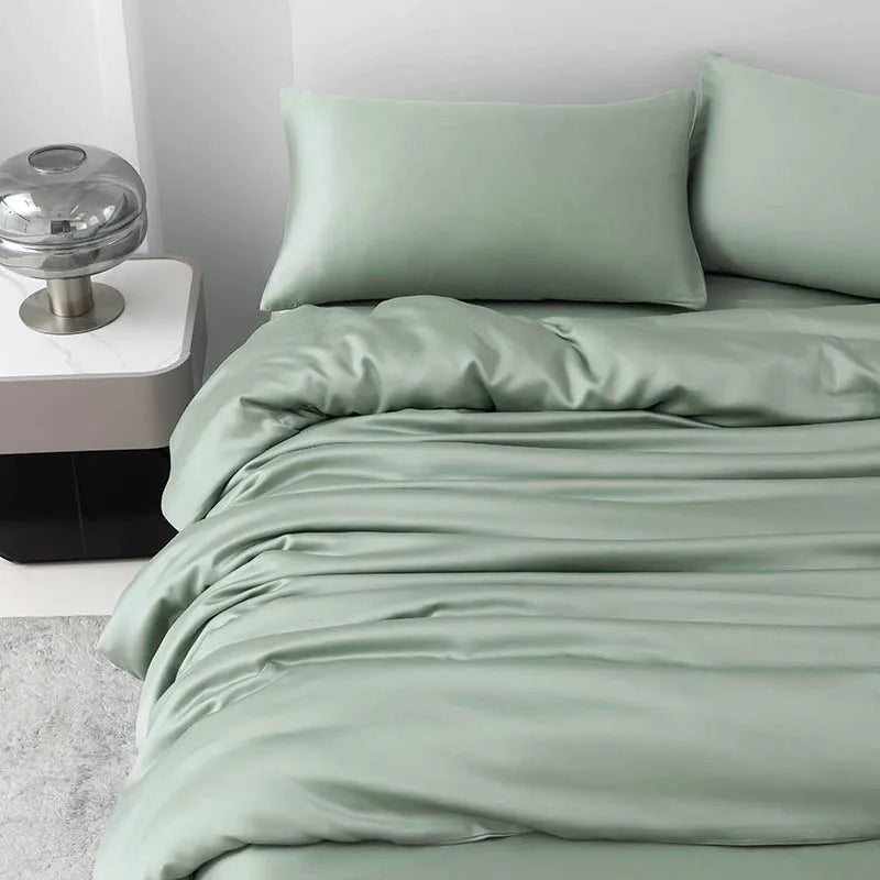Homio Decor Bedroom 100% Mulberry Silk Bedding Set