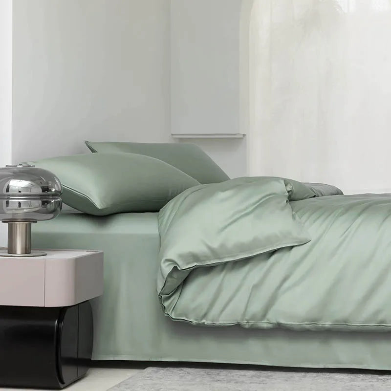 Homio Decor Bedroom 100% Mulberry Silk Bedding Set