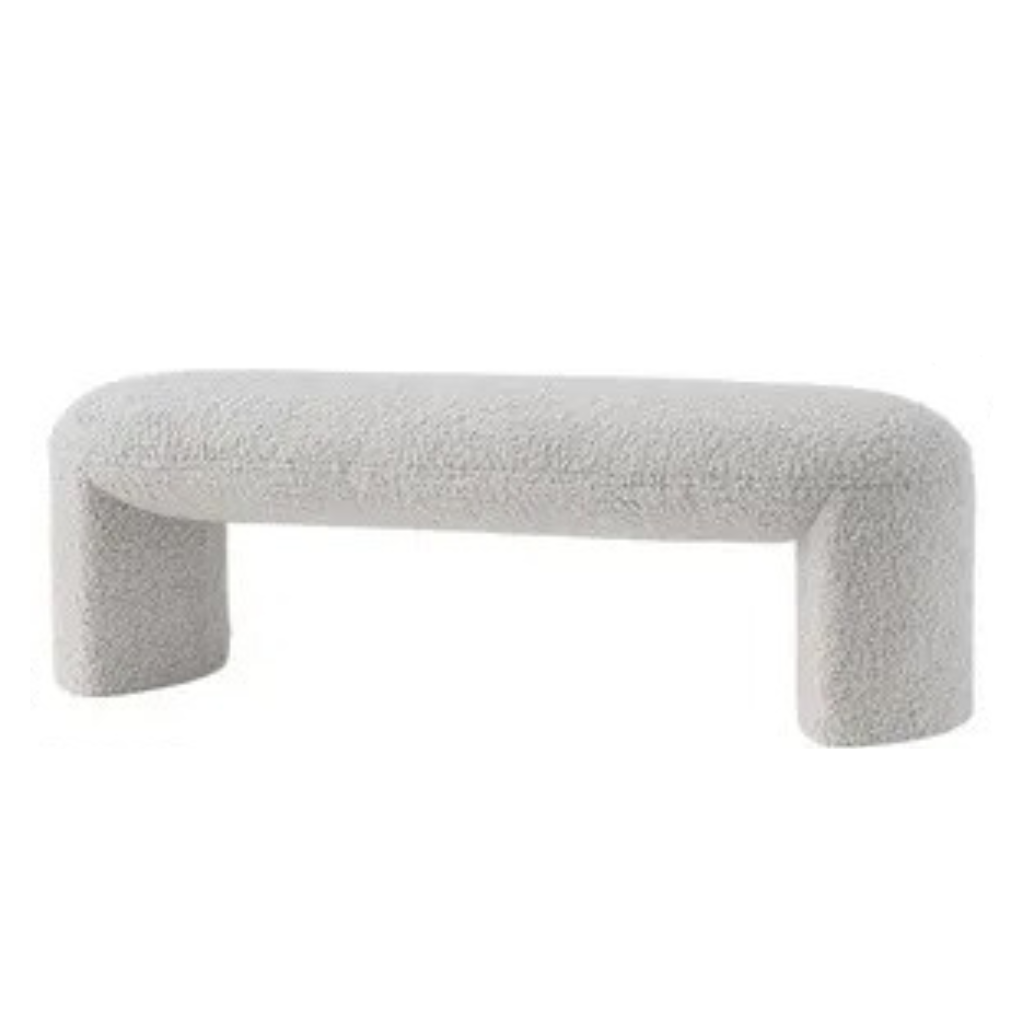 Designer Lambswool Bench - Homio Decor
