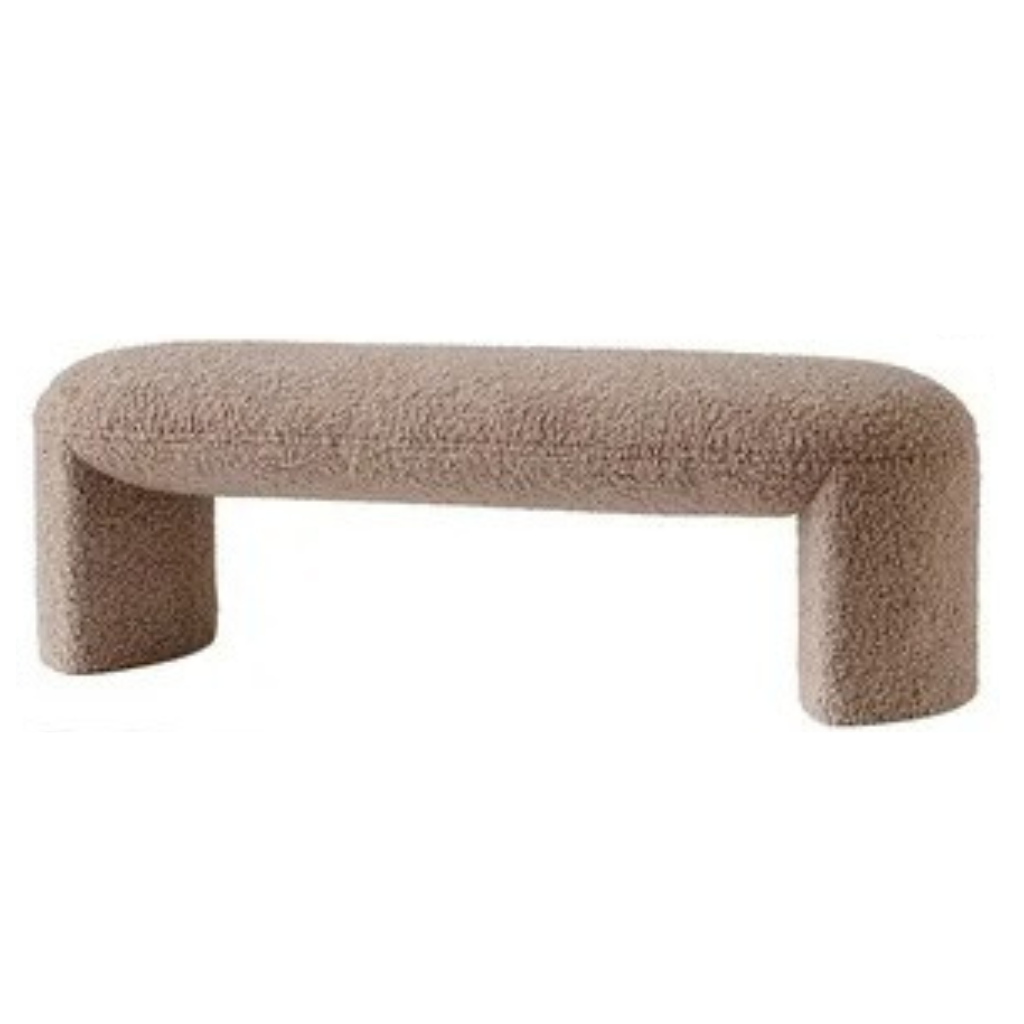 Designer Lambswool Bench - Homio Decor