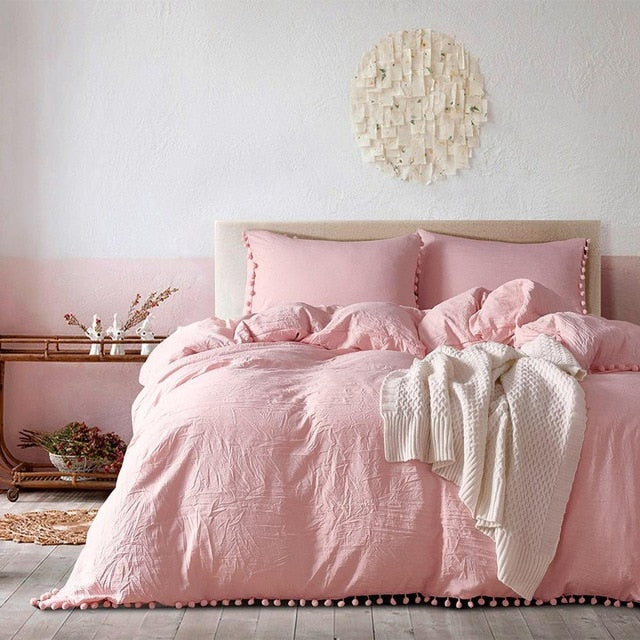 Solid Color Quilt Bedding Set - Homio Decor