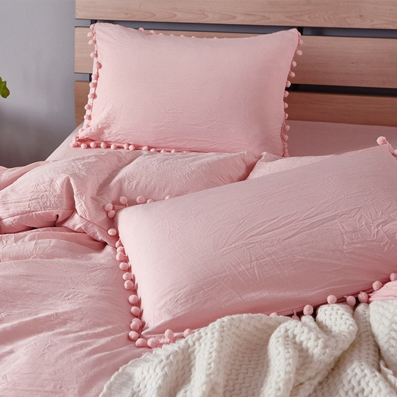 Solid Color Quilt Bedding Set - Homio Decor
