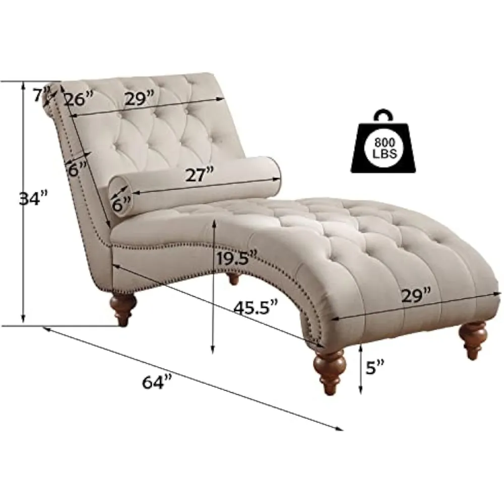 Upholstered Lounge Chair with Toss Pillow - Homio Decor