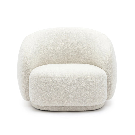 Homio Decor Boucle Curved Chair