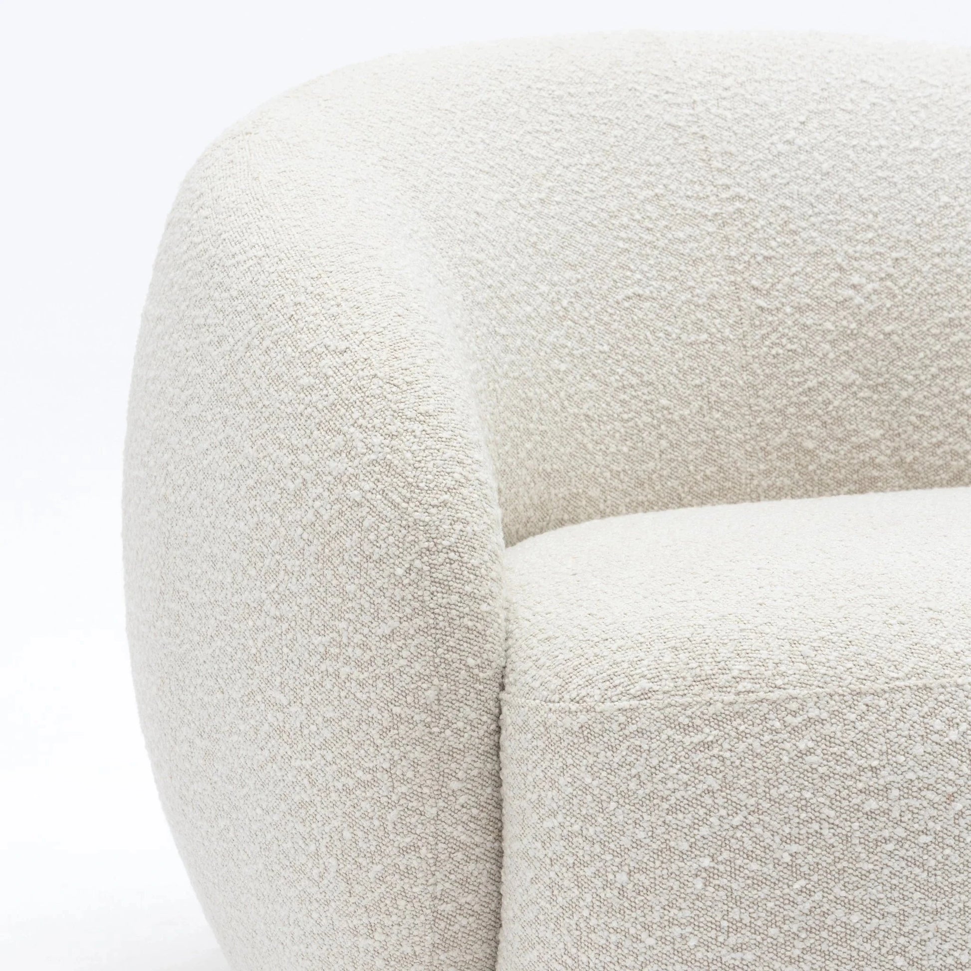 Homio Decor Boucle Curved Chair