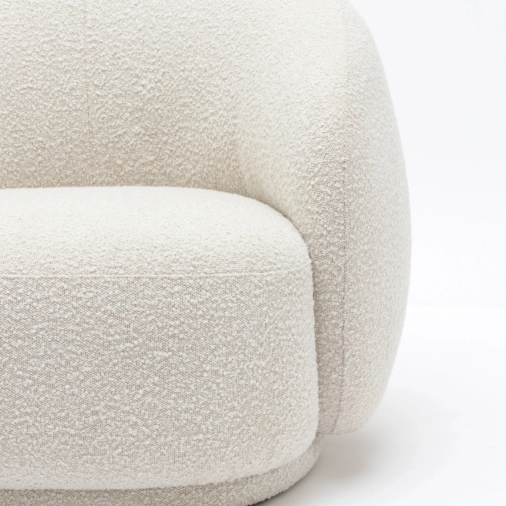 Homio Decor Boucle Curved Chair