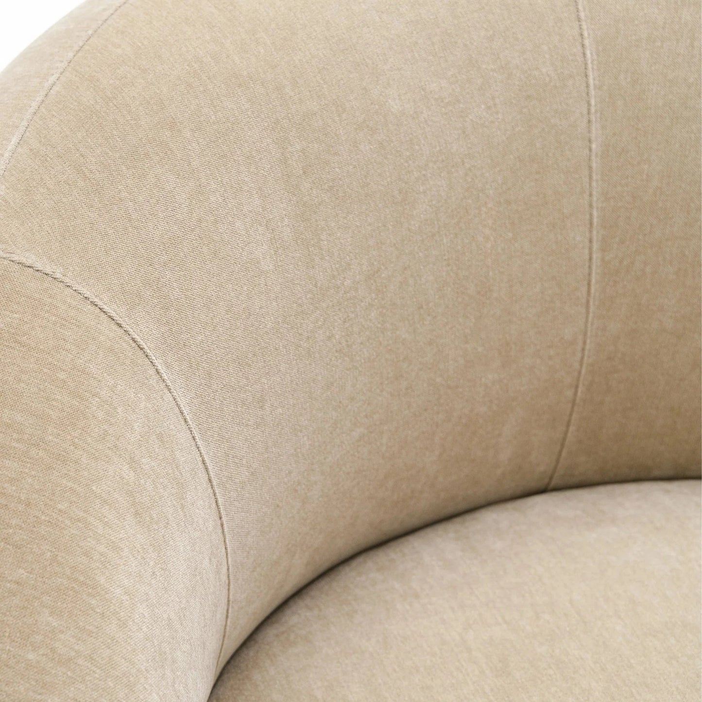 Homio Decor Boucle Curved Sofa