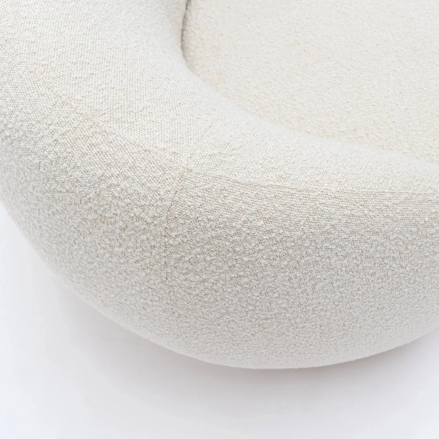 Homio Decor Boucle Curved Sofa