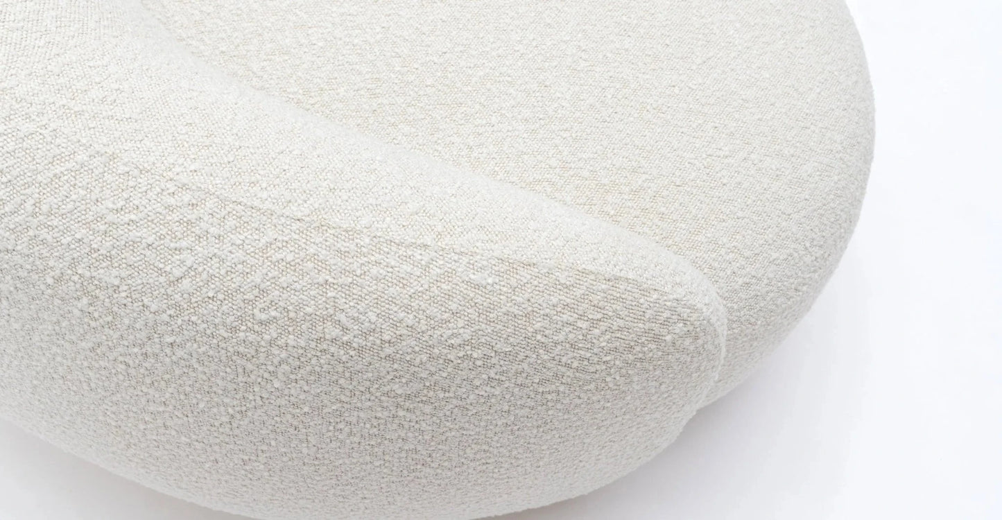 Homio Decor Boucle Curved Sofa