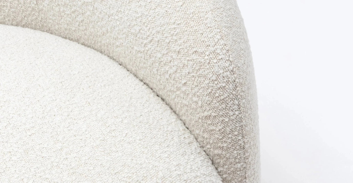 Homio Decor Boucle Curved Sofa