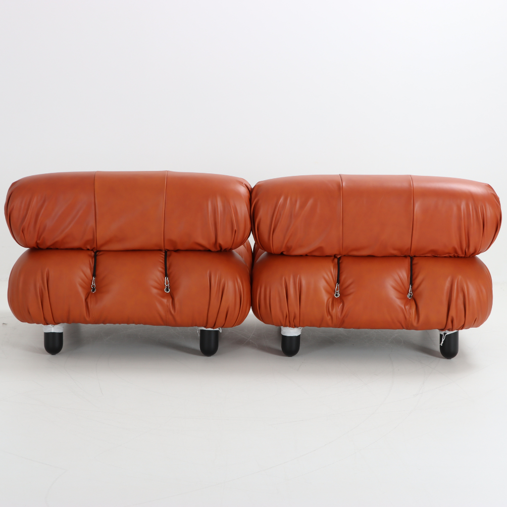 Homio Decor Camaleonda Leather Sofa - Cognac