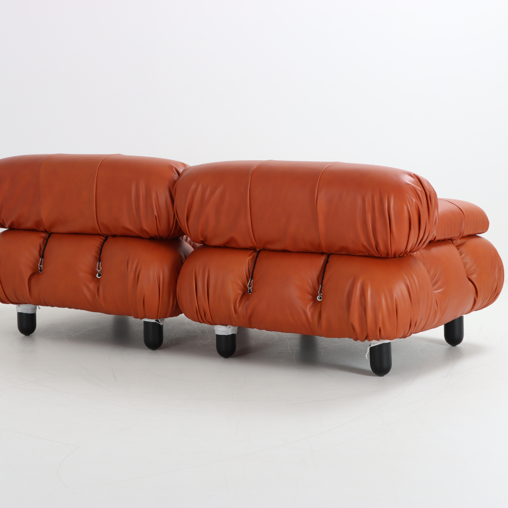 Homio Decor Camaleonda Leather Sofa - Cognac