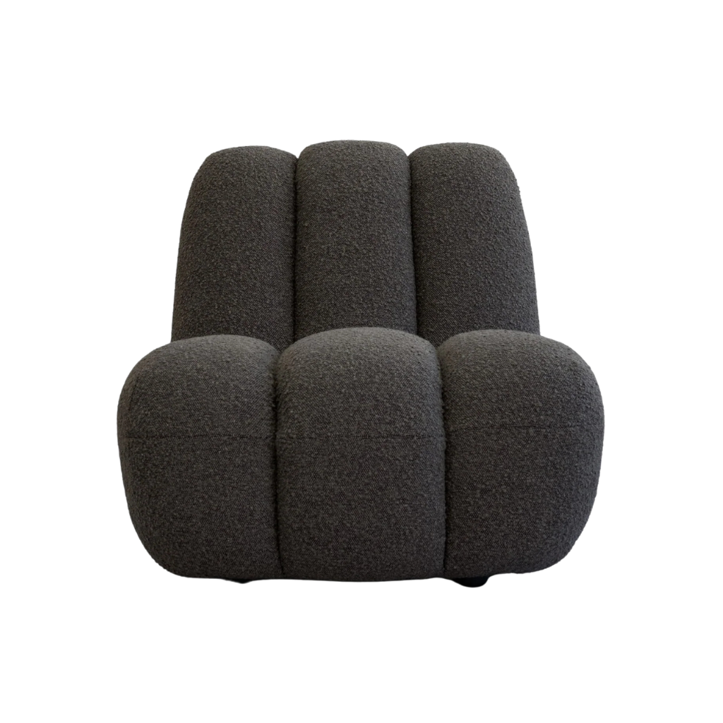 Homio Decor Charcoal Dedo Chair
