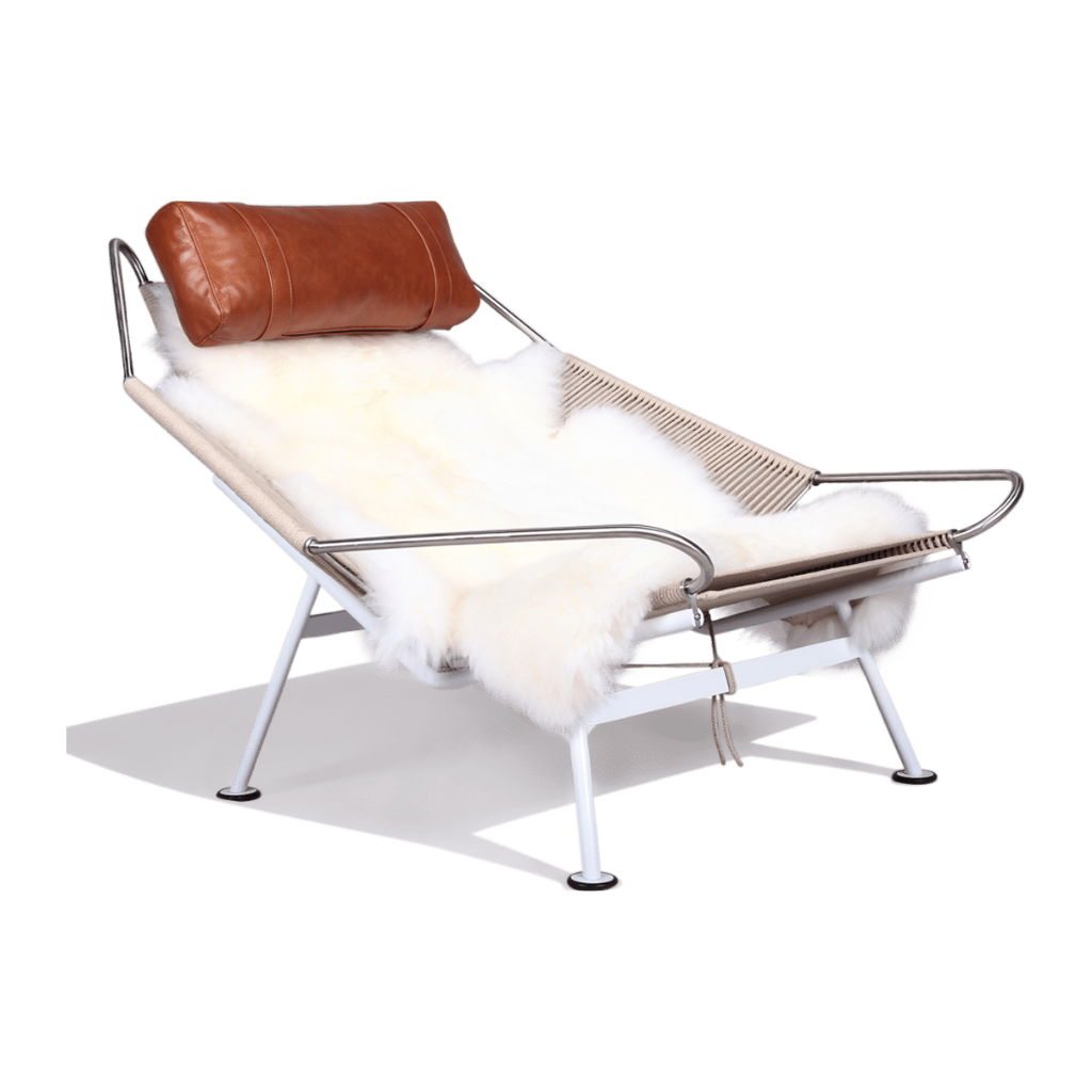 Homio Decor Cognac Brown / Chair Only The Flagline Lounge Chair