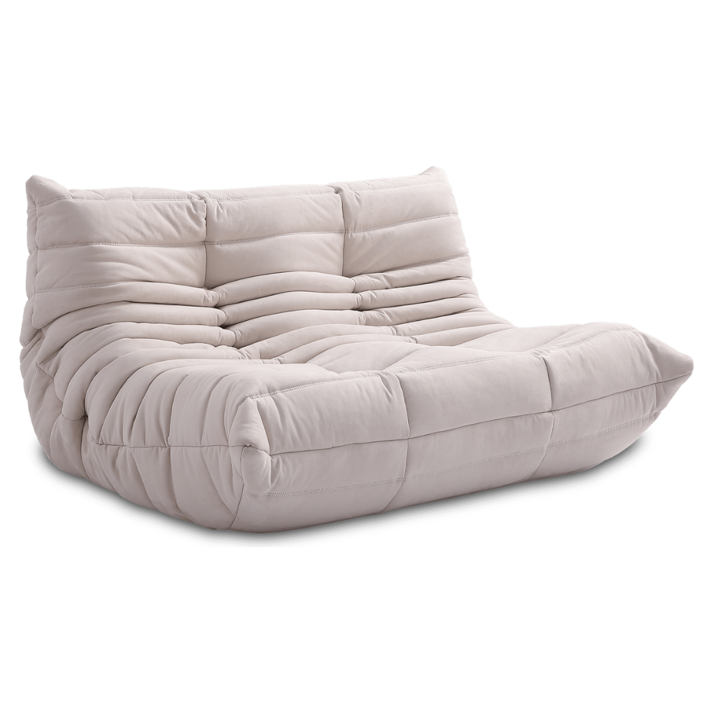 Homio Decor Cream / 2-Seater Togo Sofa (Alcantara)