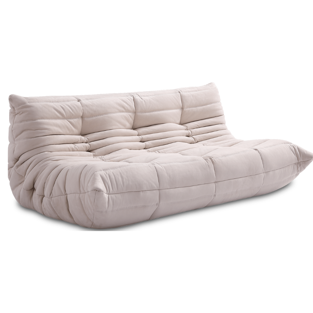 Homio Decor Cream / 3-Seater Togo Sofa (Alcantara)