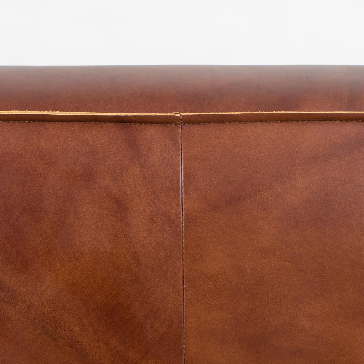 Cubis Leather Sofa (3 Seater) - Homio Decor