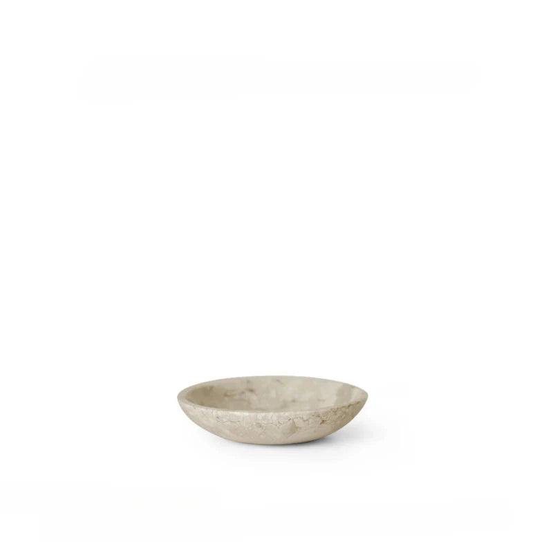Homio Decor Decorative Accessories D15x3CM Crema Marble Bowl