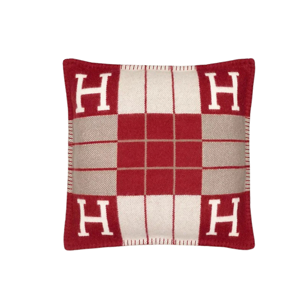 Homio Decor Decorative Accessories Maison / Red Luxury Cashmere Pillowcase