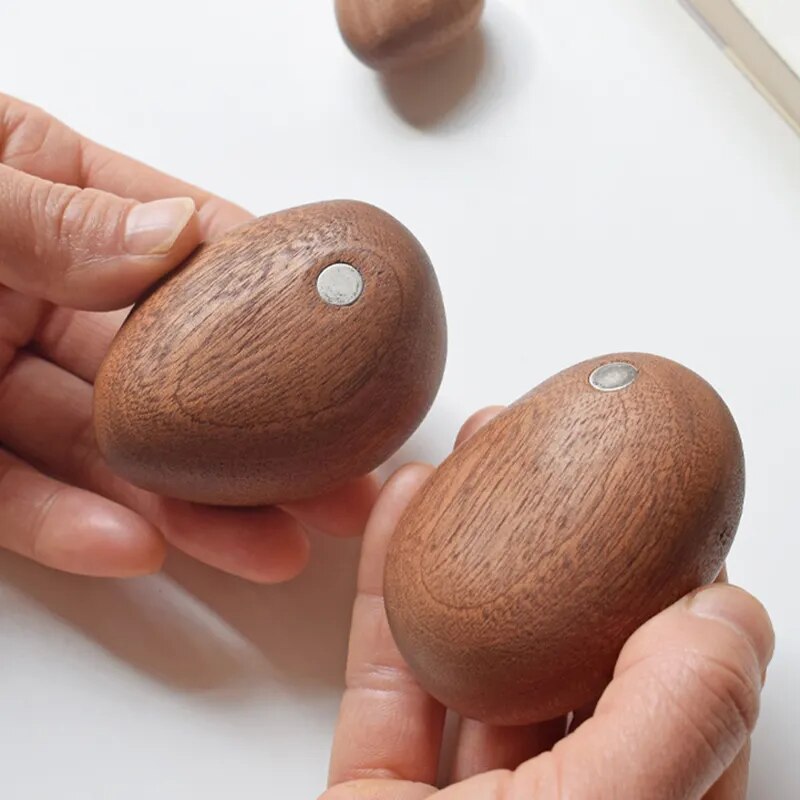 Solid Wood Stone Art Ornaments - Homio Decor