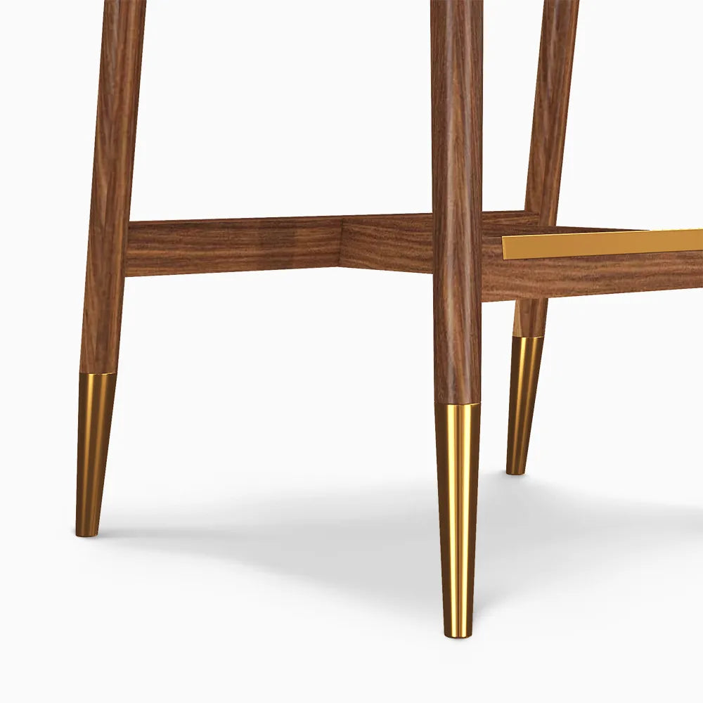 Harley Leather Bar Stool - Homio Decor