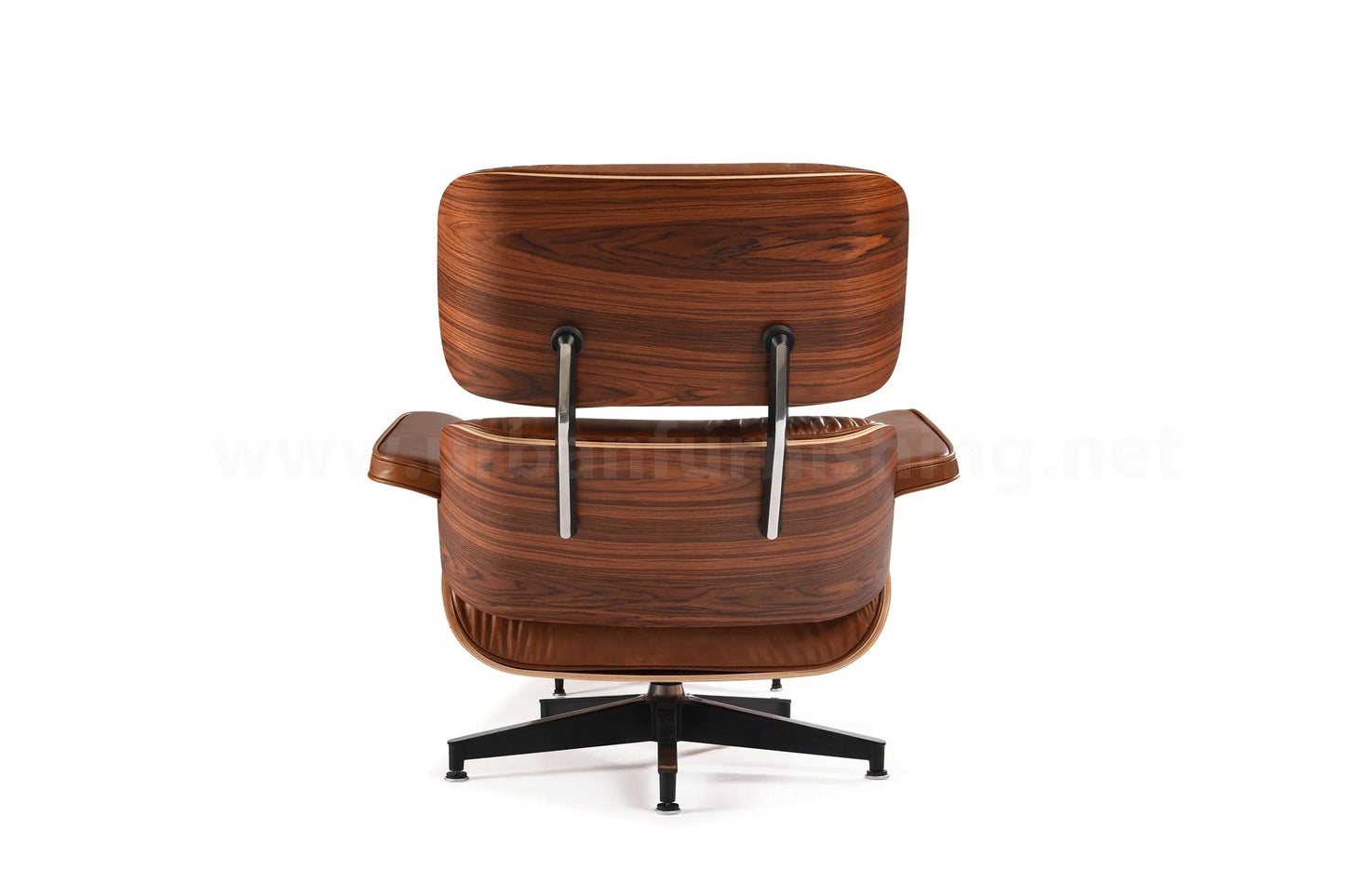Eames Lounge Chair & Ottoman (PRO) - Textured Brown - Homio Decor
