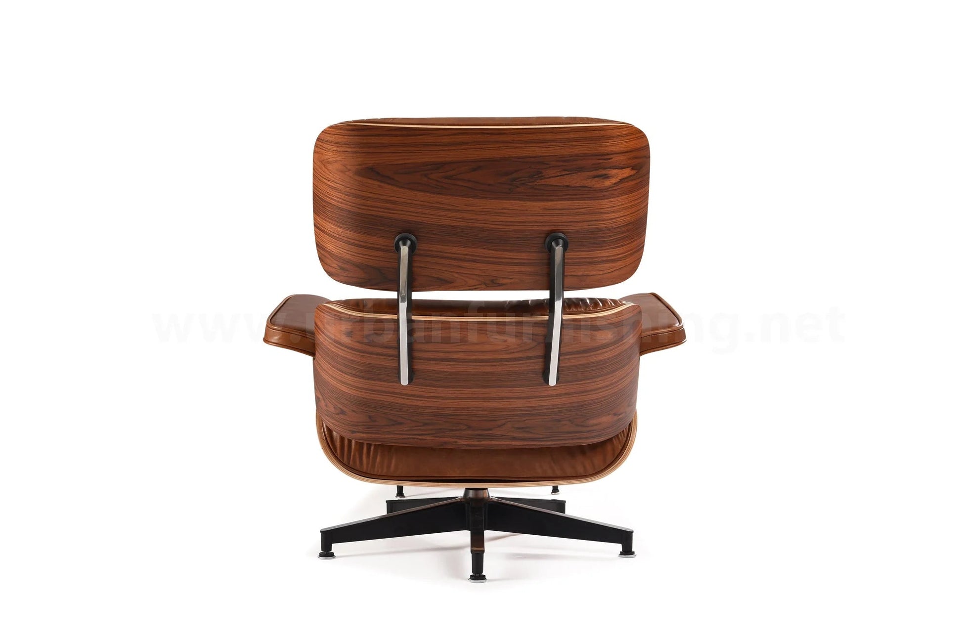 Eames Lounge Chair & Ottoman (PRO) - Textured Brown - Homio Decor