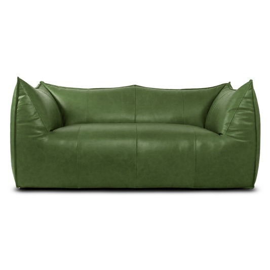 Homio Decor Forest Green Aniline Bambino Sofa - Aniline Leather