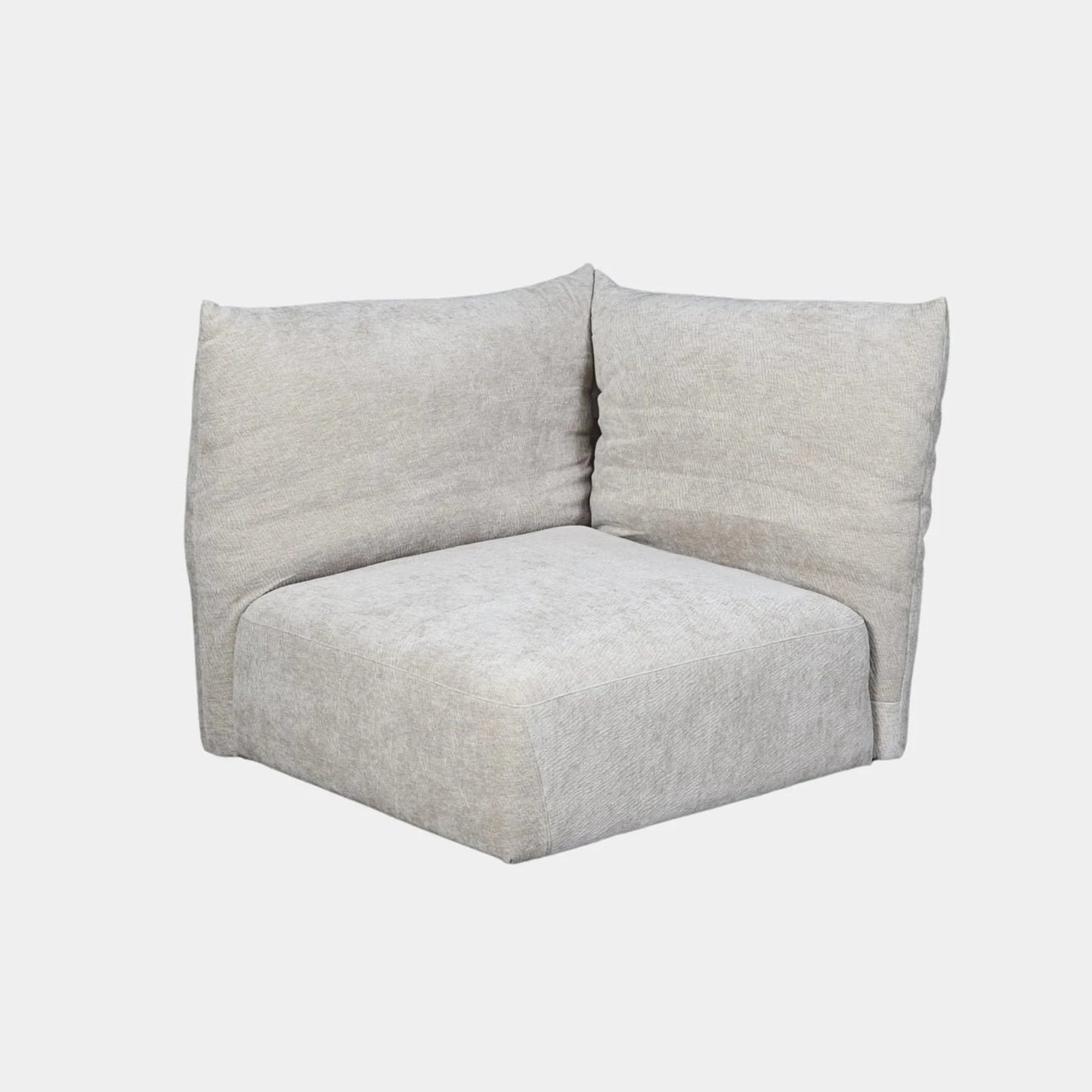 Homio Decor Frost White Petal Sofa Modular - Set of 3