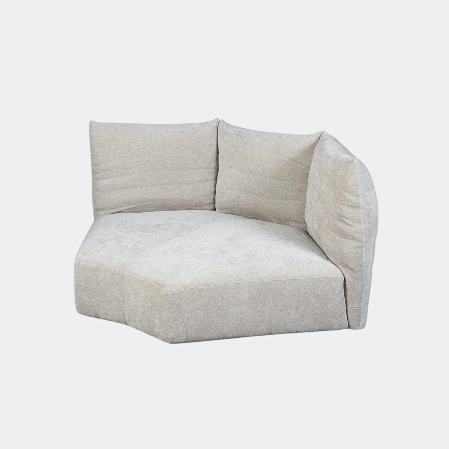 Homio Decor Frost White Petal Sofa Modular - Set of 3