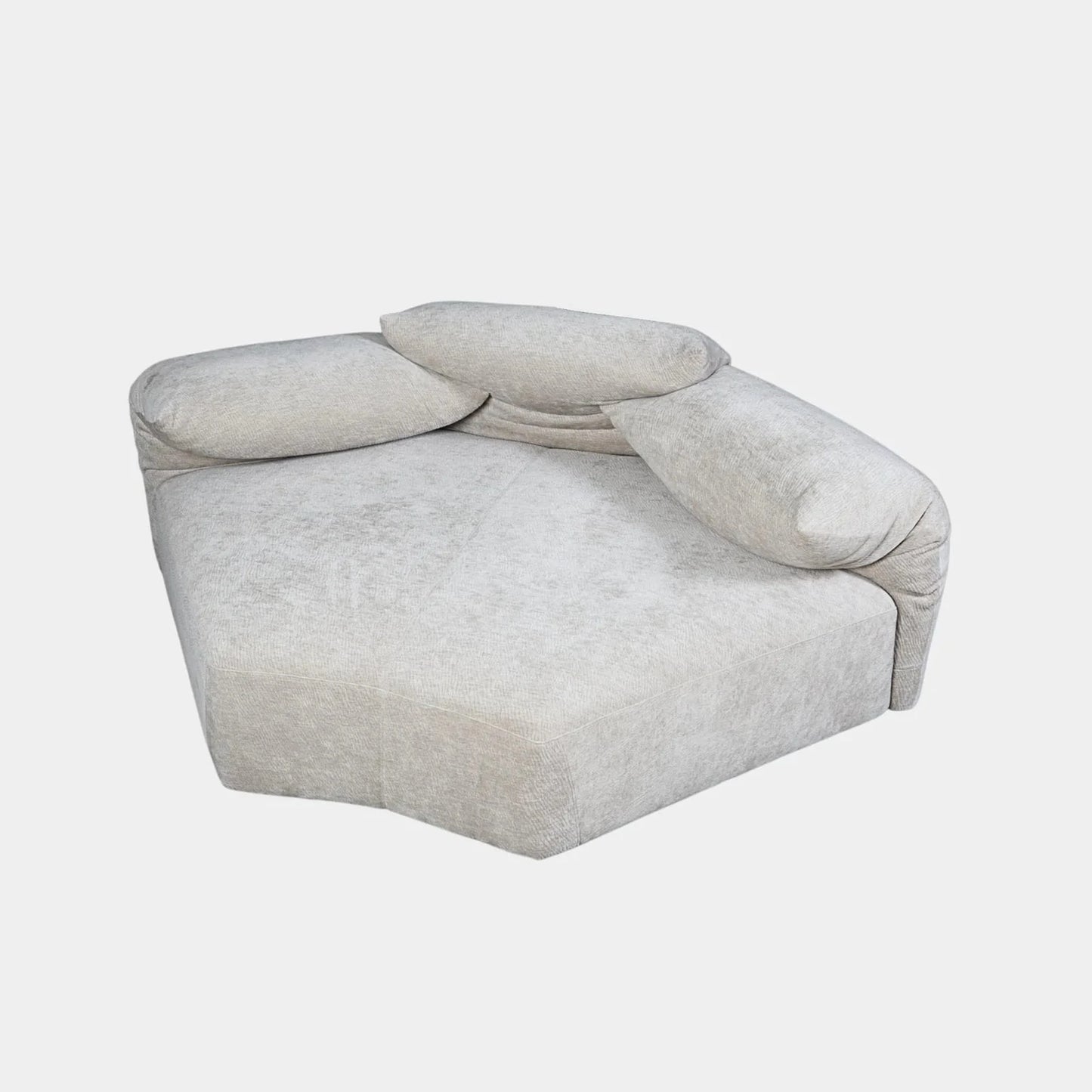Homio Decor Frost White Petal Sofa Modular - Set of 3