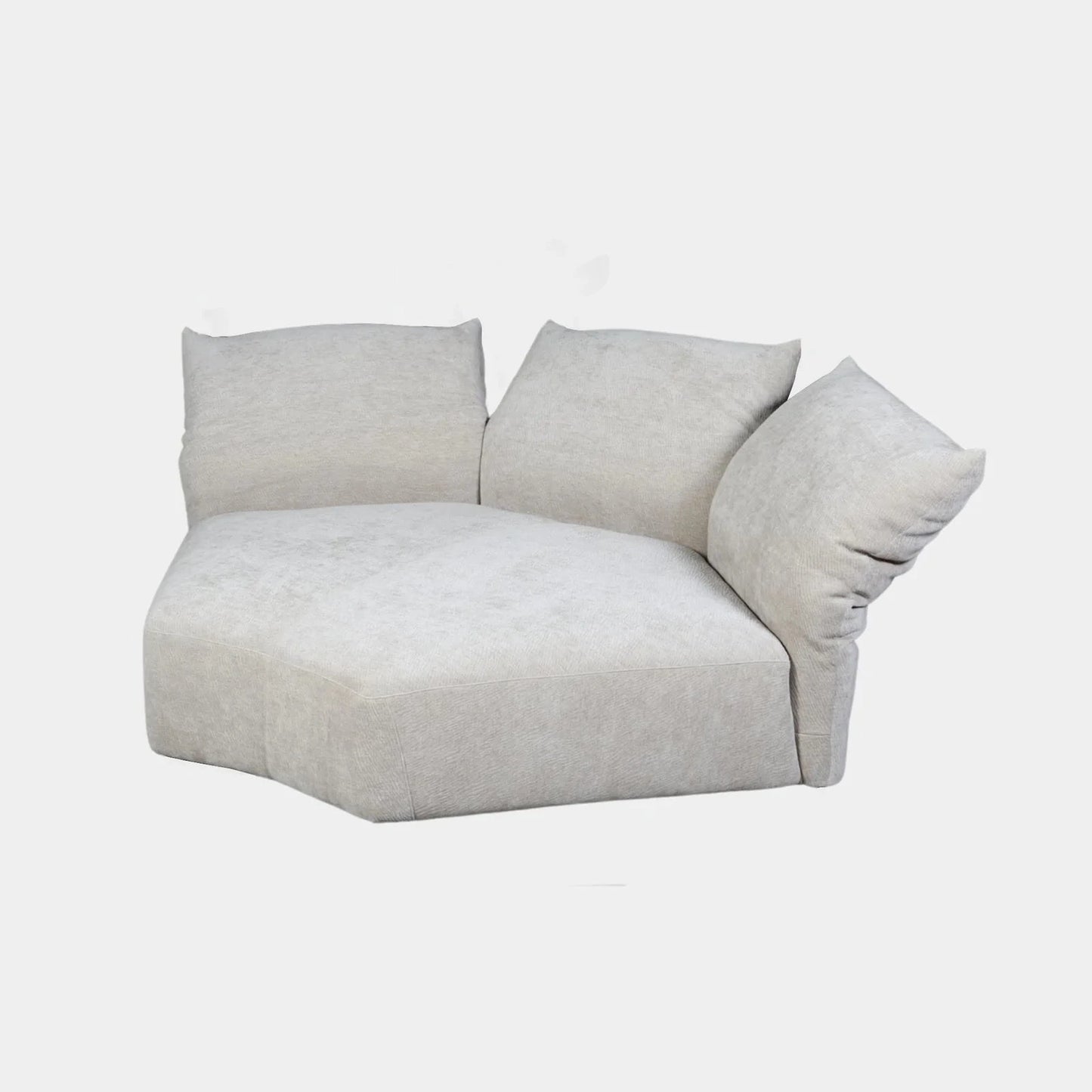 Homio Decor Frost White Petal Sofa Modular - Set of 3