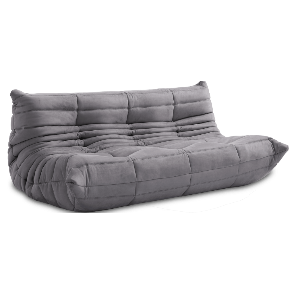 Homio Decor Gray / 3-Seater Togo Sofa (Alcantara)