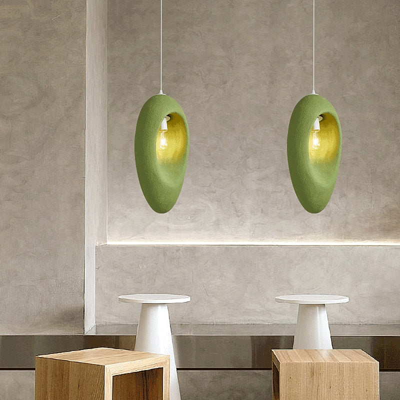 Avocado Wabi-Sabi Pendant Lamp - Homio Decor
