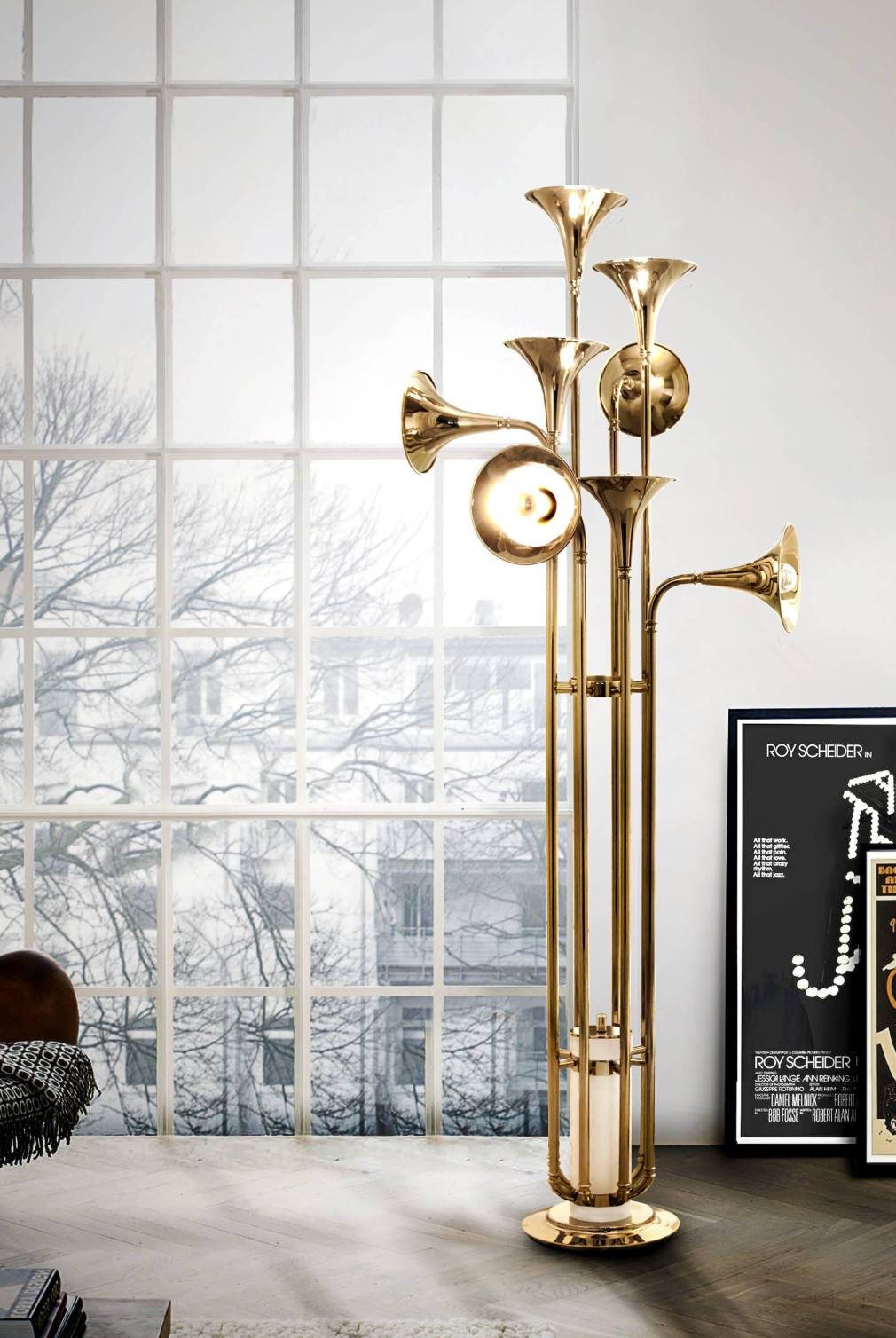 Homio Decor Lighting Trumpet Floor Lamp