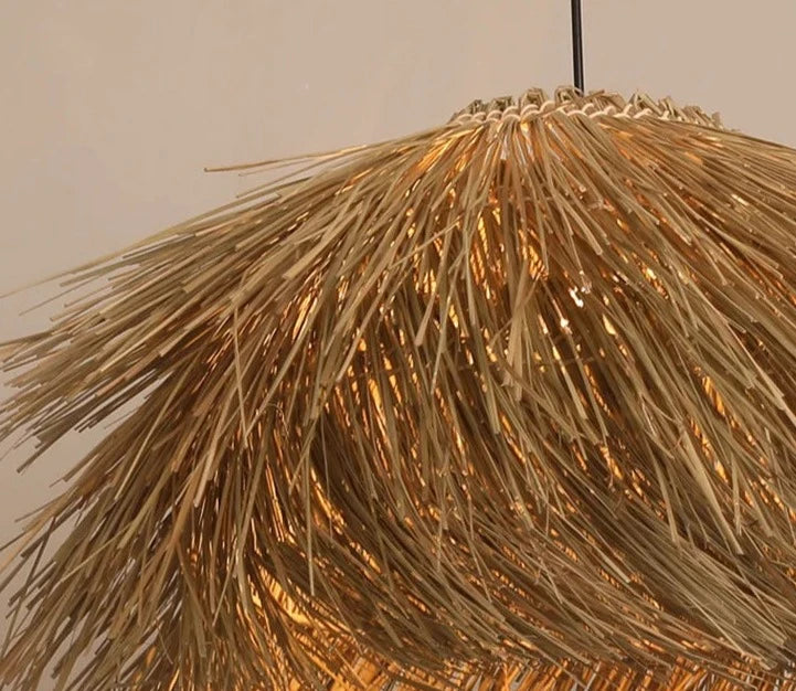 Wabi-Sabi Hand Woven Pendant - Homio Decor