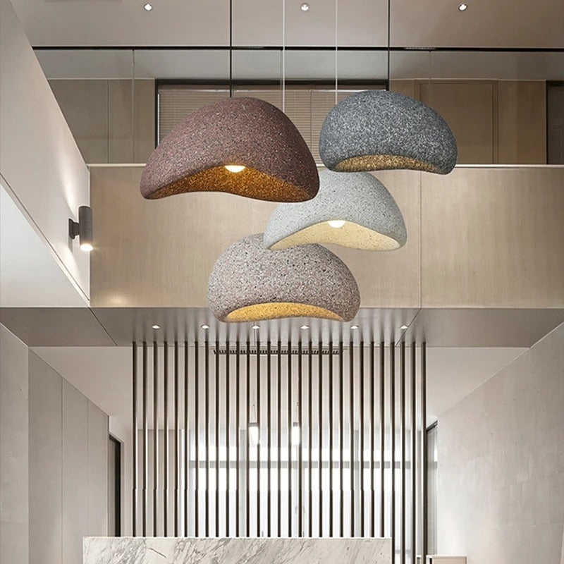 Wabi-Sabi Seiling Pendant Lamp (Textured) - Homio Decor