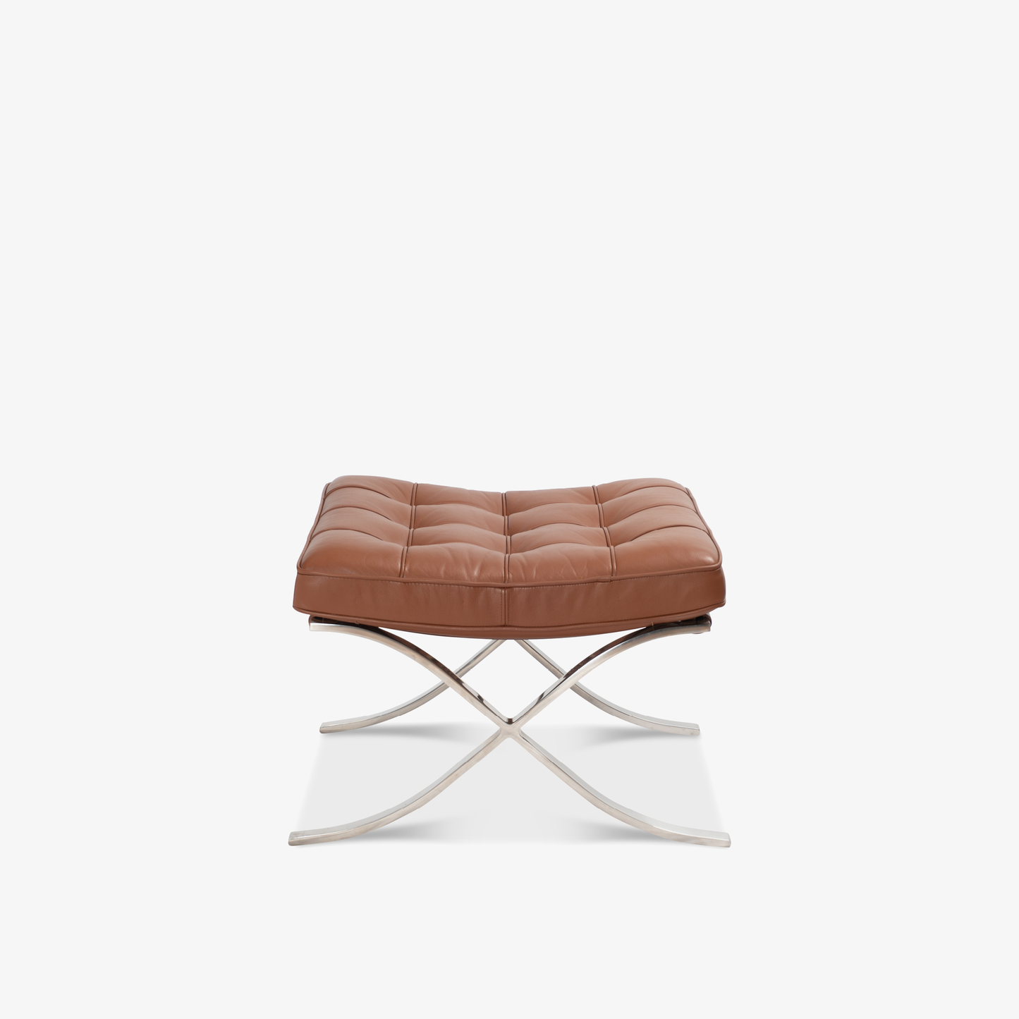 Barcelona Chair - Leather (Brown) - Homio Decor