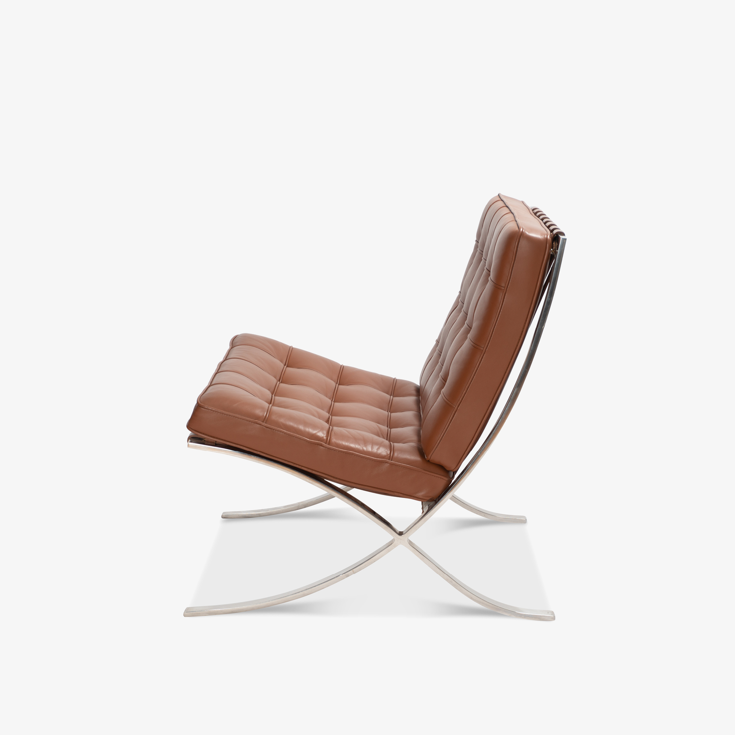 Barcelona Chair - Leather (Brown) - Homio Decor