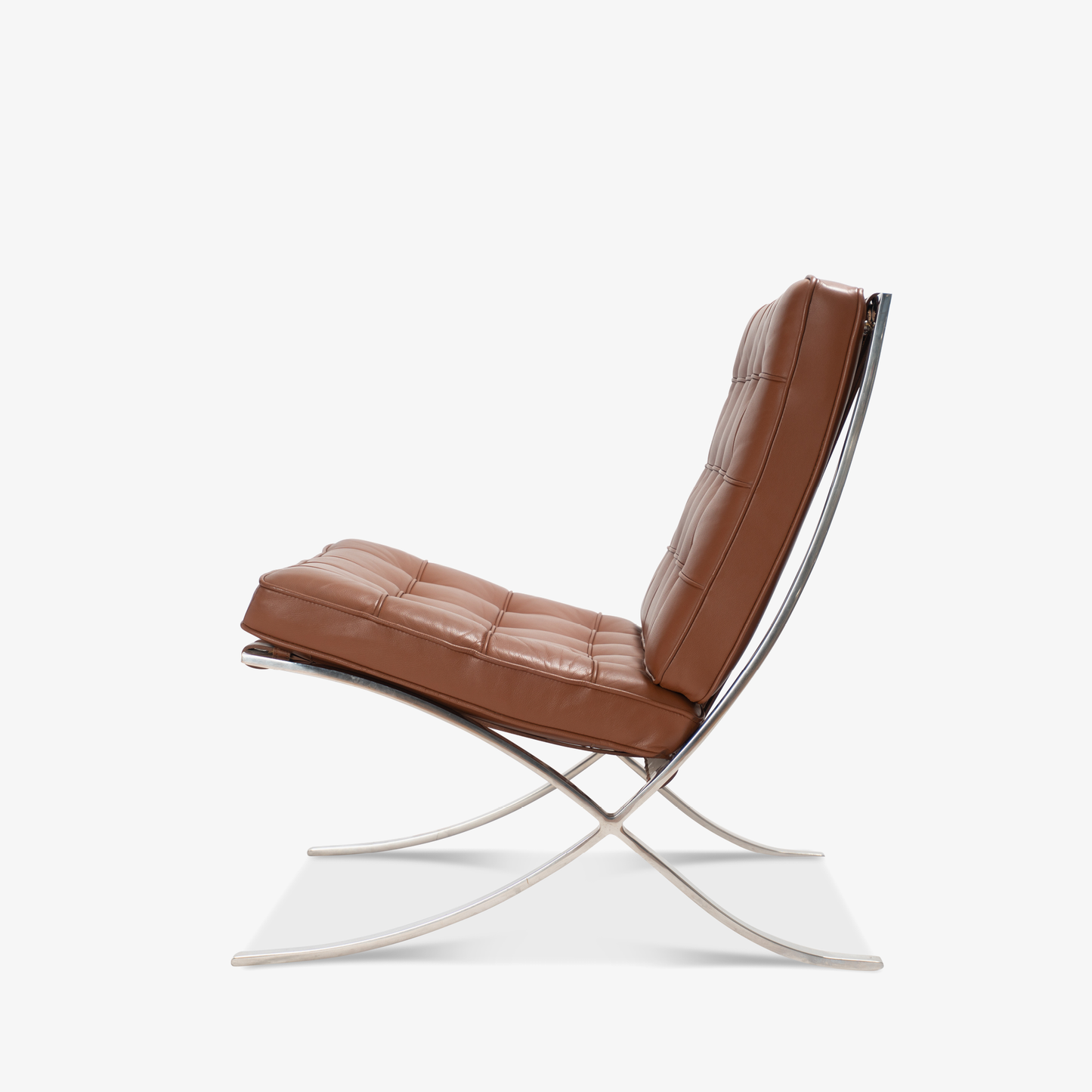 Barcelona Chair - Leather (Brown) - Homio Decor
