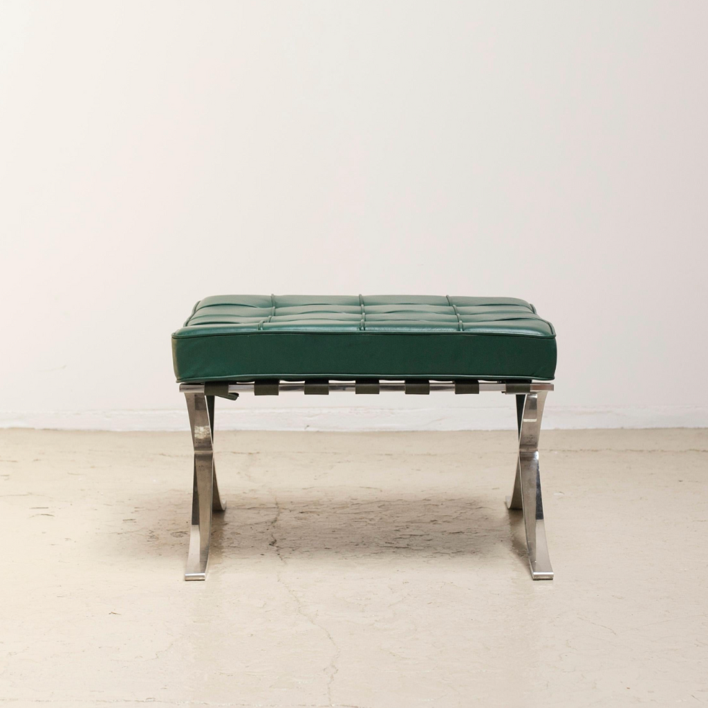 Barcelona Chair - Leather (Green) - Homio Decor